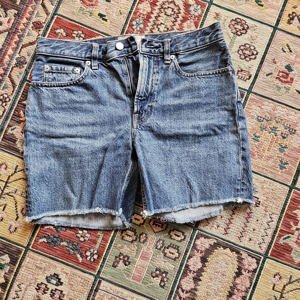 Everlane Denim Blue Women's Cutoff Shorts